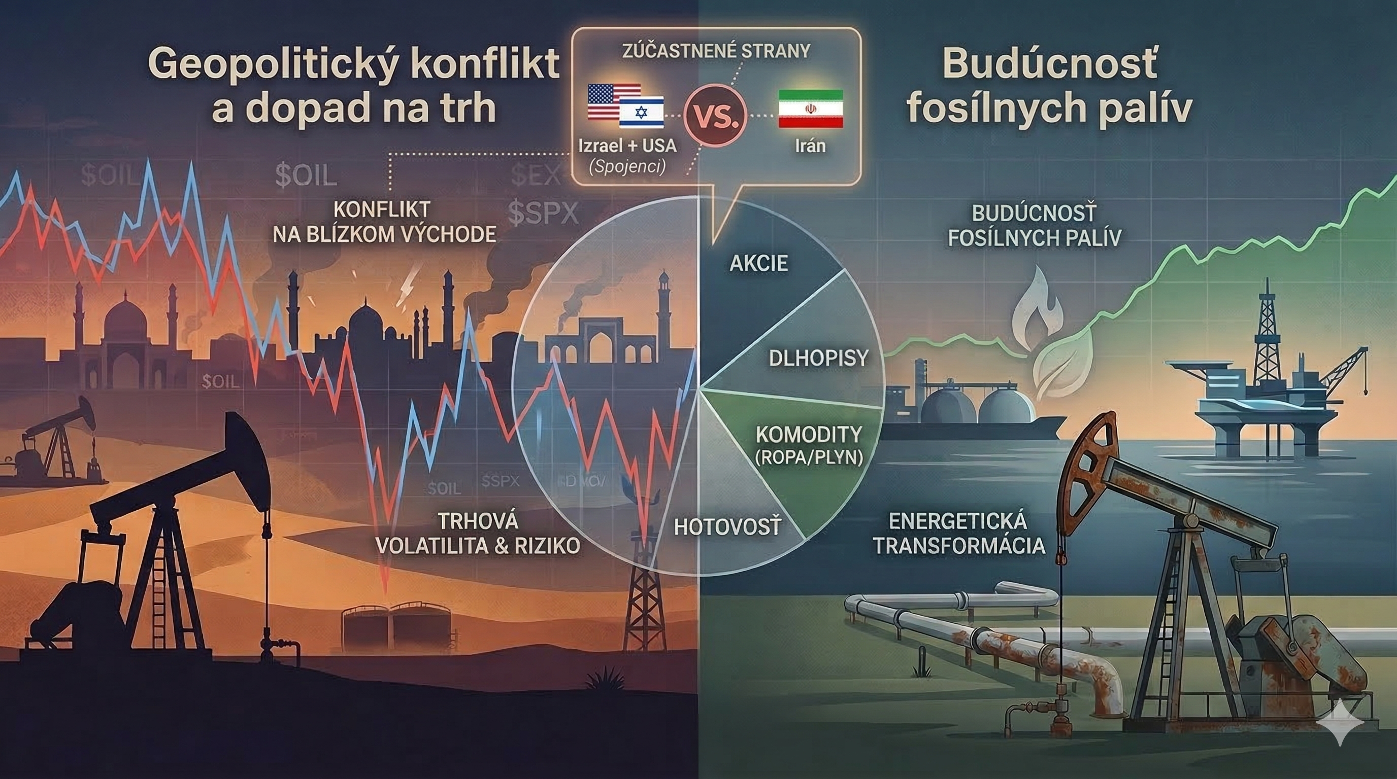 Ilustračný obrázok k článku: Konflikt na blízkom východe a možné dopady. 19.3.2026 