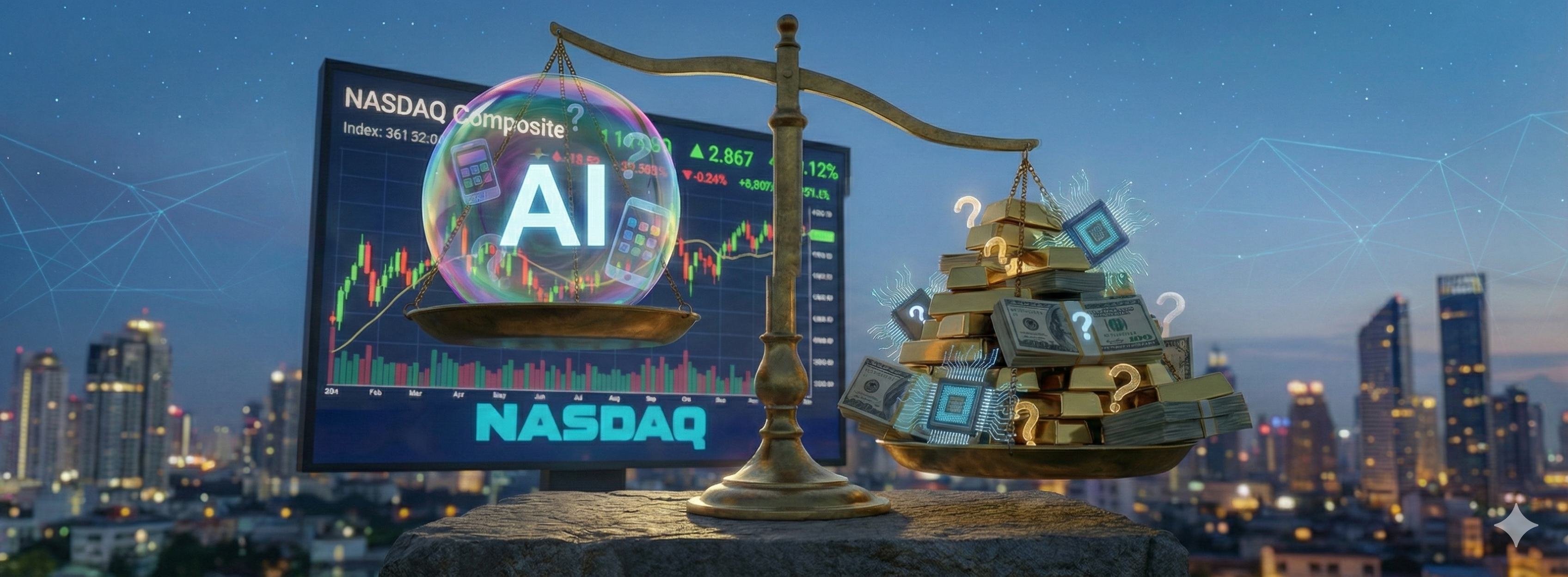 Ilustračný obrázok k článku: Ai bublina ?    6.1.2026